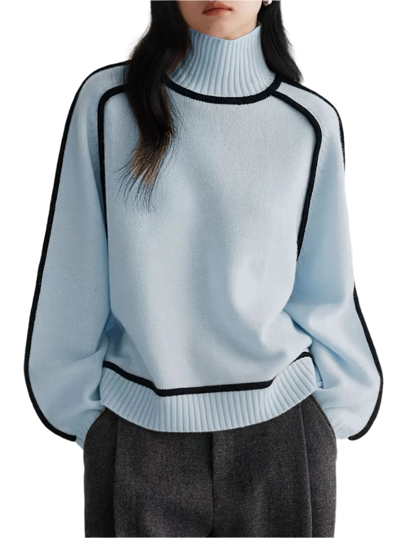 Daphne - High Neck Sweater