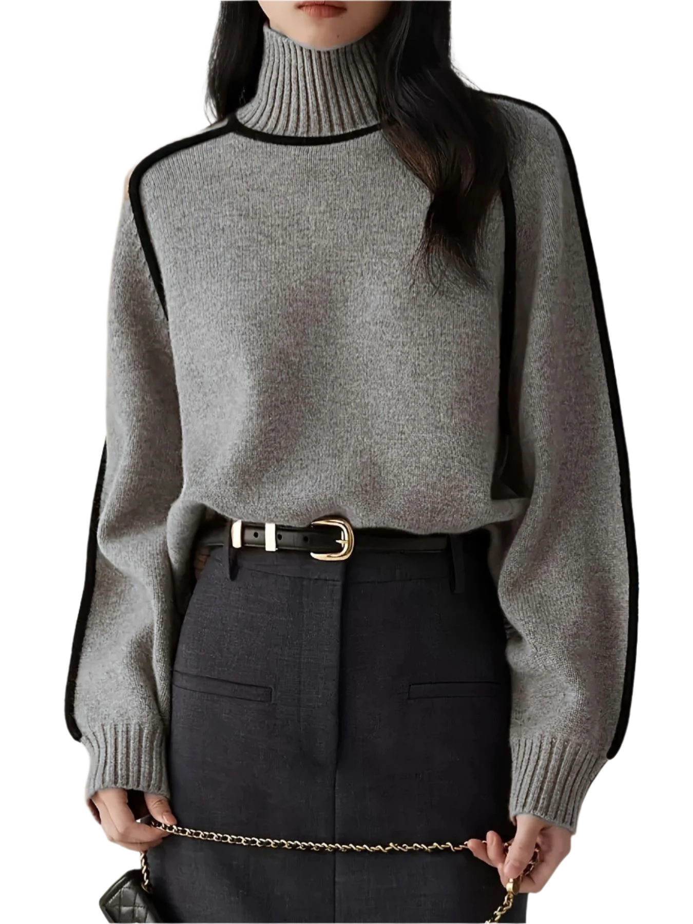 Daphne - High Neck Sweater