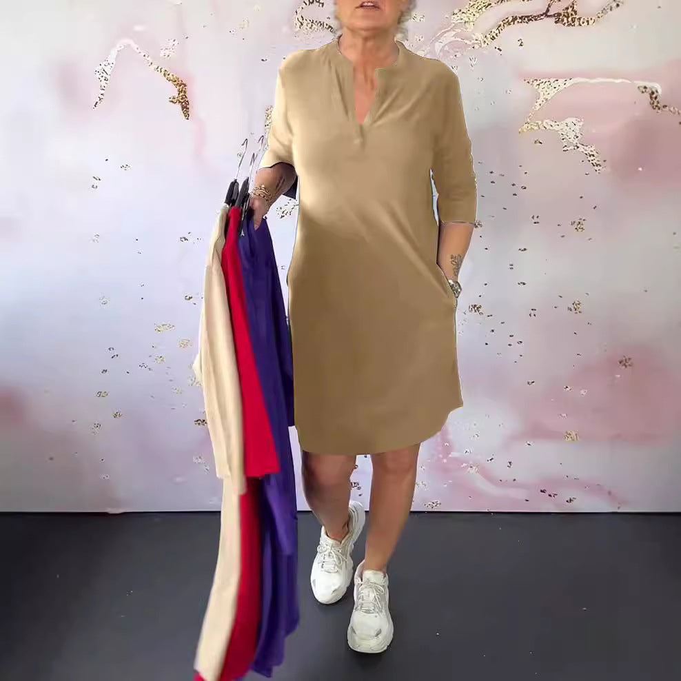 Cecilia - V-Neck Dress