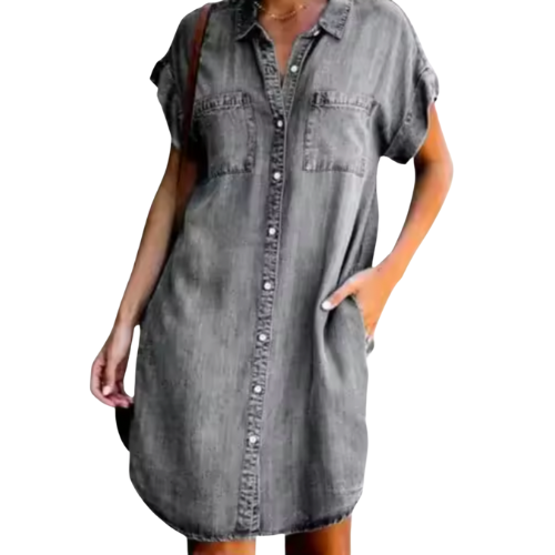 Adelaide - Elegant Dress With A-line and Elegant Details