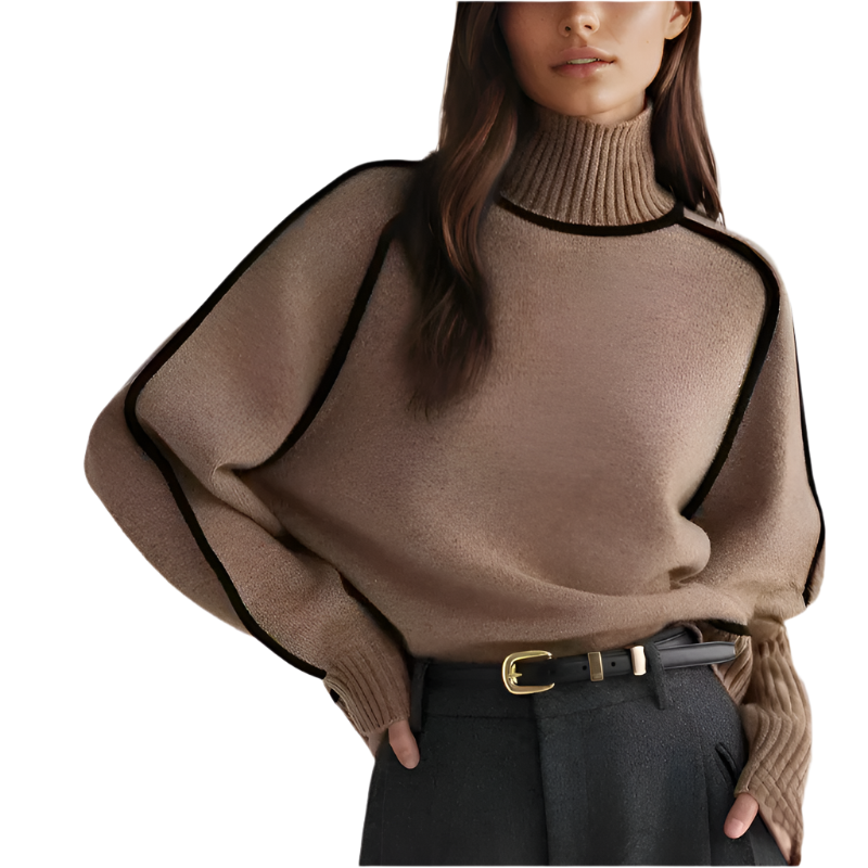 Daphne -  High Neck Sweater