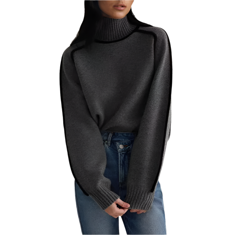 Daphne -  High Neck Sweater