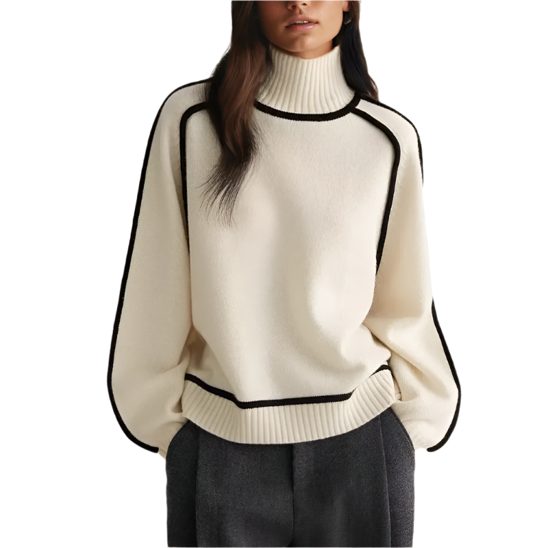 Daphne -  High Neck Sweater
