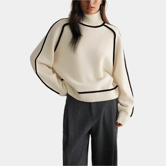 Daphne -  High Neck Sweater